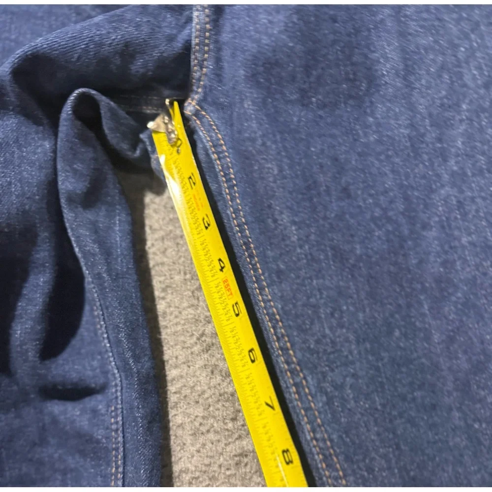 Carhartt FR Jeans Mens 40x32 (fit 38x32) blue heavy durable Straight cotton work